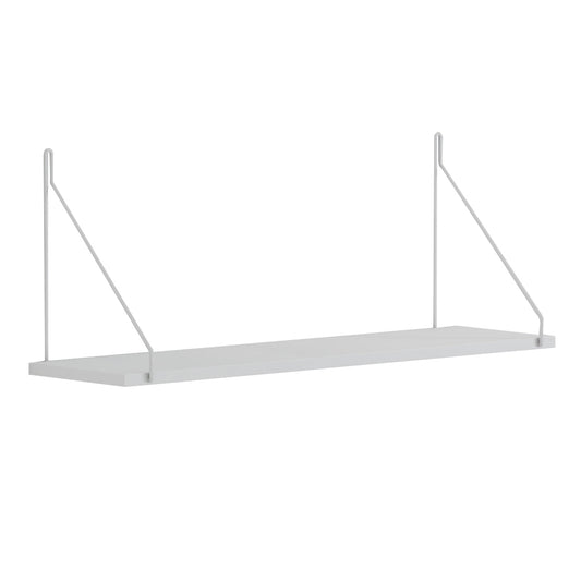 AGILAN WALL SHELF MELAMINE WHITE 72x20x27