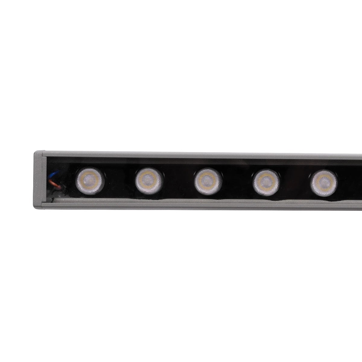 WASHERFAIA S-90093 Μπάρα Φωτισμού Wall Washer LED 24W 2880lm 15° DC 24V Αδιάβροχο IP65 Ψυχρό Λευκό 6000K Dimmable - Bridgelux SMD Chip - Ασημί - Μ100 x Π4 x Υ6.1