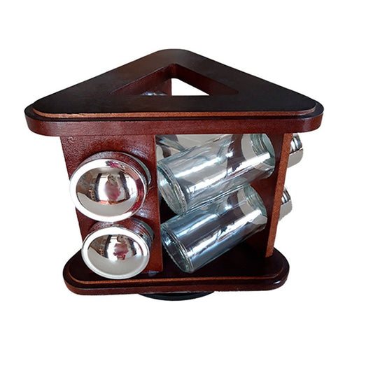 Θήκη για Μπαχαρικά με Περιστρεφόμενη Βάση 6 Τεμ