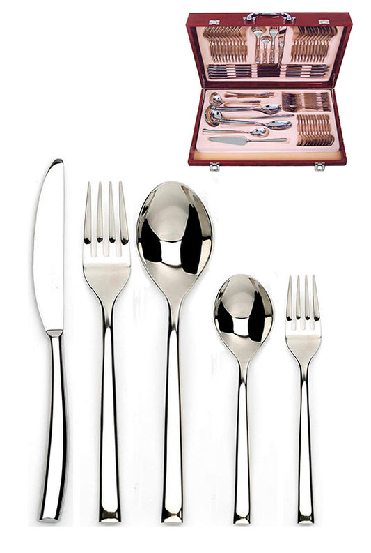 Σετ Μαχαιροπίρουνα 72 Τεμ Ανοξείδωτα 18/10 σε Βαλίτσα