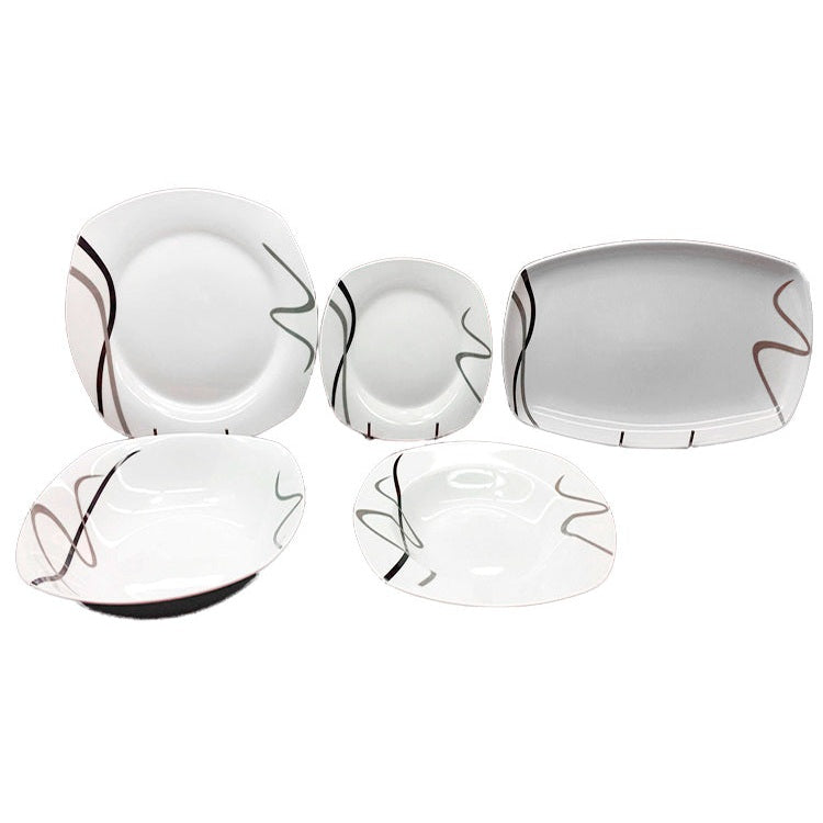 Σερβίτσιο Φαγητού Πορσελάνης 20 Τεμαχίων