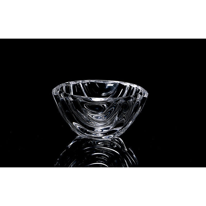 Μπολ Παγωτού Γυάλινο με Κυματιστό Σχέδιο Σετ 6 Τεμαχίων 12εκ