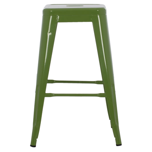ΣΚΑΜΠΟ ΜΕΣΑΙΟΥ ΥΨΟΥΣ ΜΕΤΑΛΛΙΚΟ MELITA PRO ΣΕ LIGHT OLIVE GREEN 43x43x67