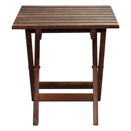 STOOL-SIDE TABLE WALNUT POLISH 402 KOLI FOLDING 40x40x45