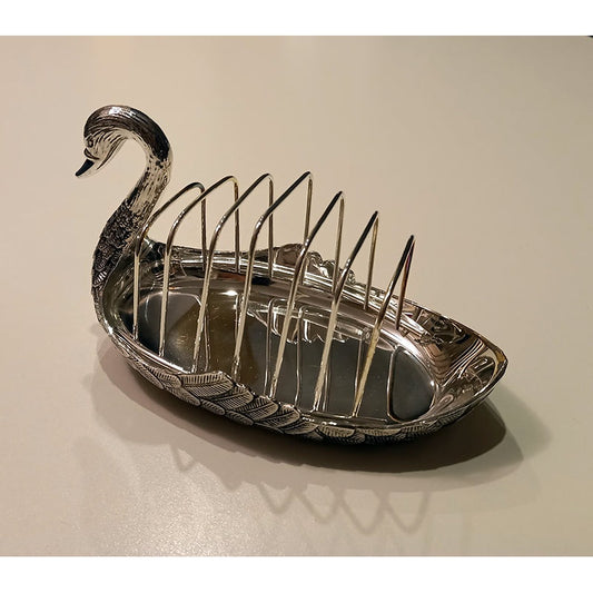 Επάργυρος Κύκνος για Σουβέρ & Χαρτοπετσετοθήκη 14εκ