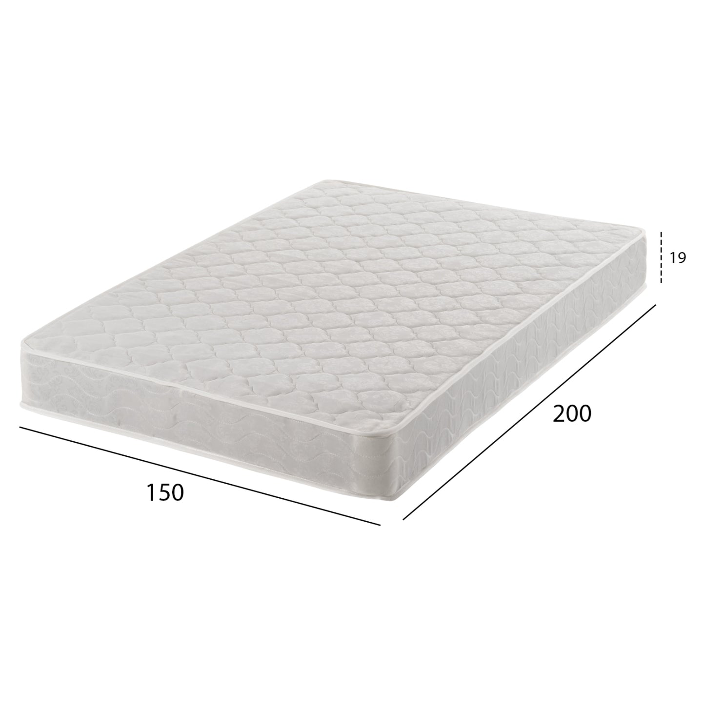 ΣΤΡΩΜΑ CONTINUOUS SPRING ΔΙΠΛΗΣ ΟΨΗΣ 150x200εκ