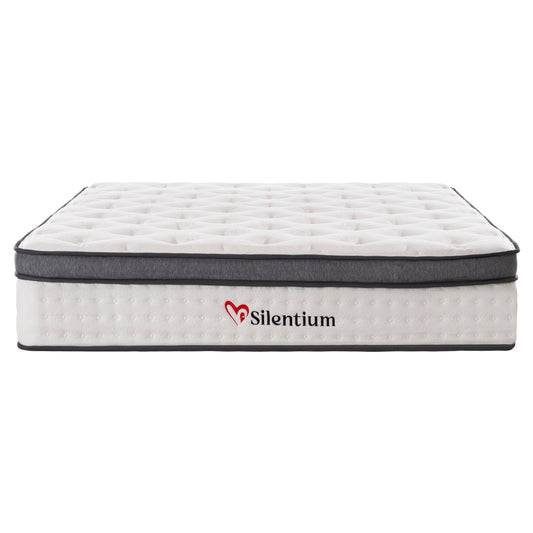 ΣΤΡΩΜΑ ΔΙΠΛΟ SILENTIUM POCKET SPRINGS ΛΕΥΚΟ 160x200x30