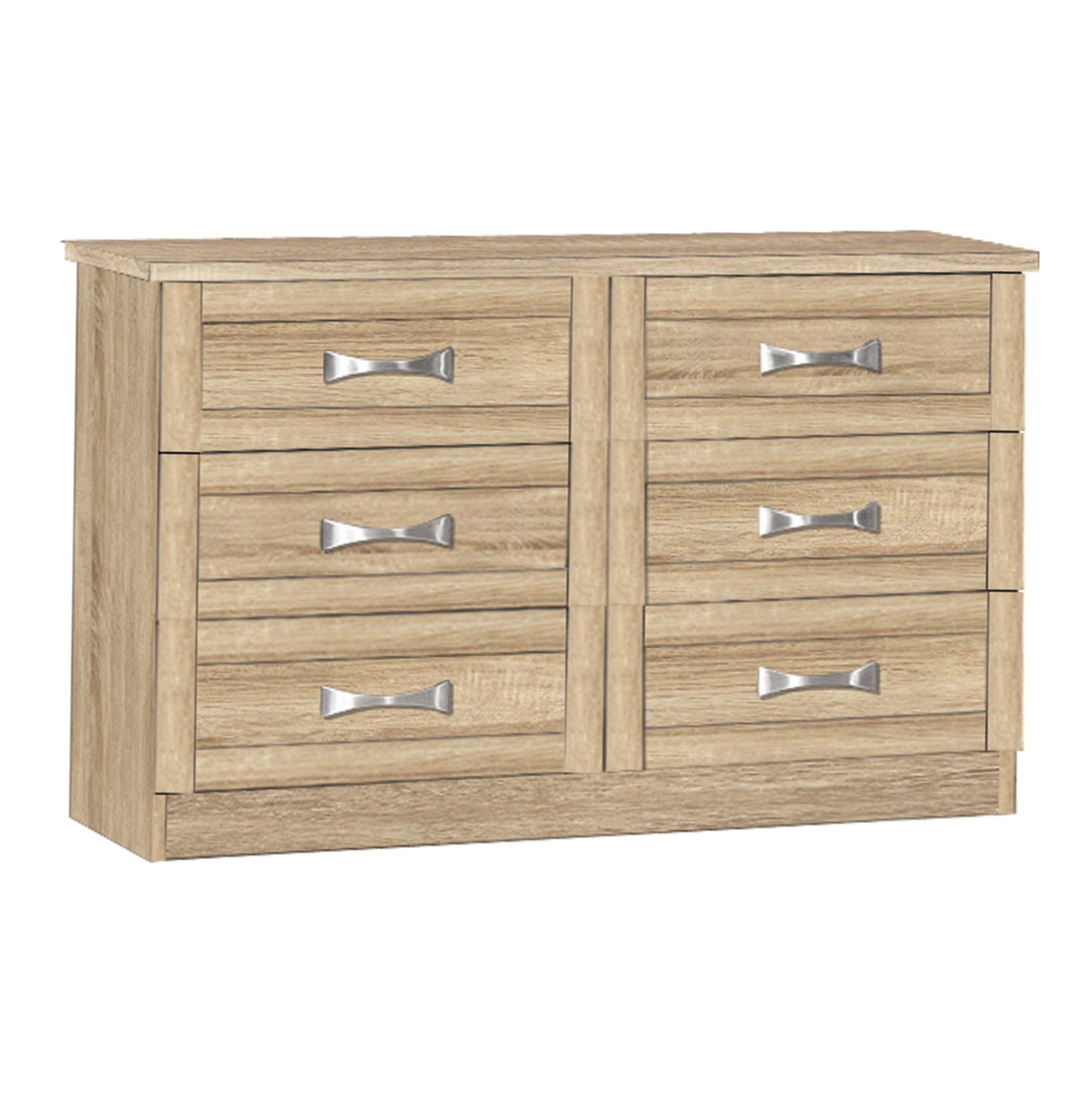 MILANI DRESSING TABLE-CHEST OF DRAWERS WITH 6 DRAWERS SONAMA 120x40x76