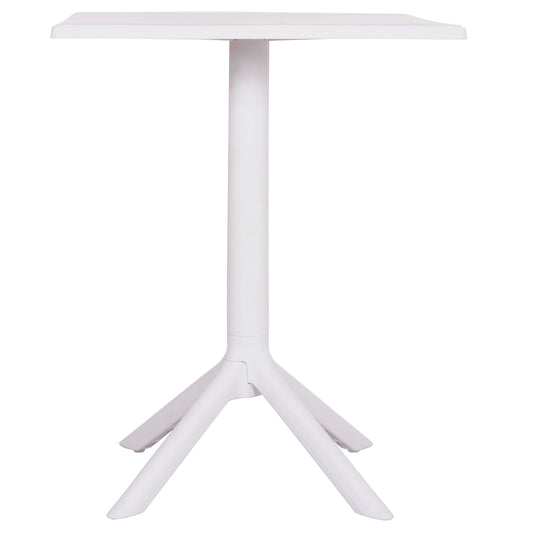 TERRIN SQUARE POLYPROPYLENE TABLE WHITE 60x60x75