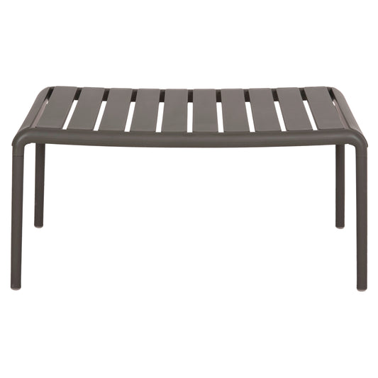 OUTDOOR LOW LIVING ROOM TABLE KORVER POLYPROPYLENE DARK OLIVE 100x60x46