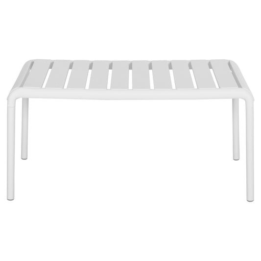 KORVER LOW OUTDOOR LIVING ROOM TABLE POLYPROPYLENE WHITE 100x60x46