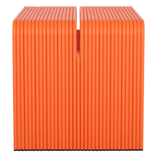 ΤΡΑΠΕΖΙ ΤΡΑΠΕΖΑΡΙΑΣ INTREPID ΑΛΟΥΜΙΝΙΟ ΠΟΡΤΟΚΑΛΙ 121x70x70