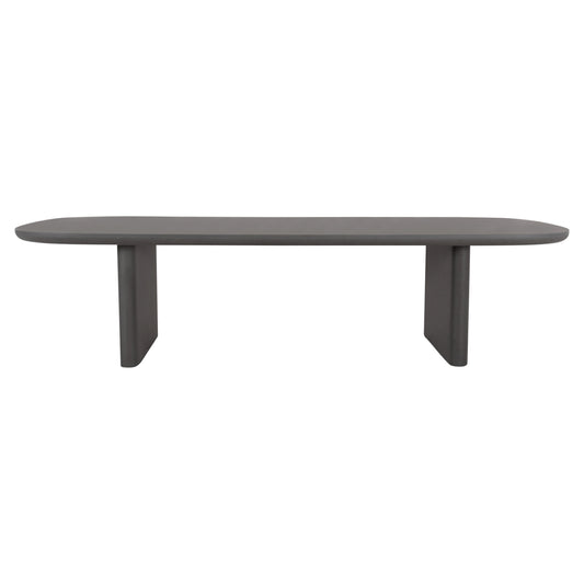DINING TABLE FIBER CEMENT AZAMI GREY 300x112x75