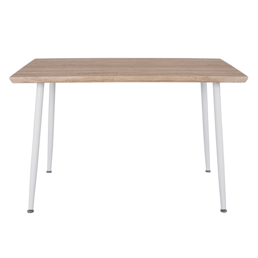 ΤΡΑΠΕΖΙ ΤΡΑΠΕΖΑΡΙΑΣ PALOMA SONOMA ΛΕΥΚΑ ΠΟΔΙΑ 120x70x76,5