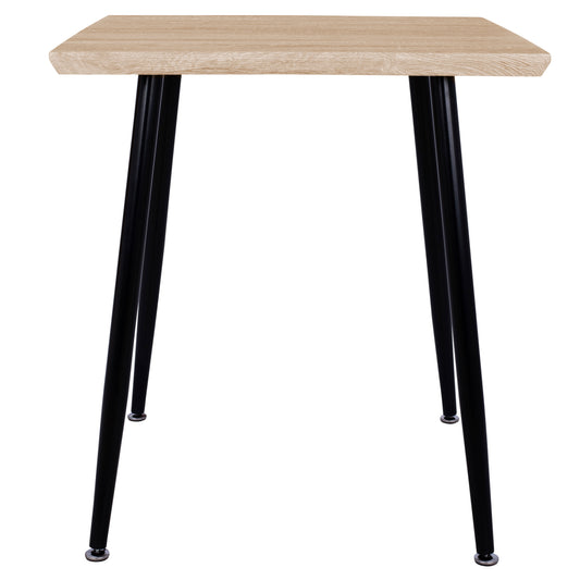 ΤΡΑΠΕΖΙ ΤΡΑΠΕΖΑΡΙΑΣ PALOMA SONOMA ΜΑΥΡΑ ΠΟΔΙΑ 70x70x76.5