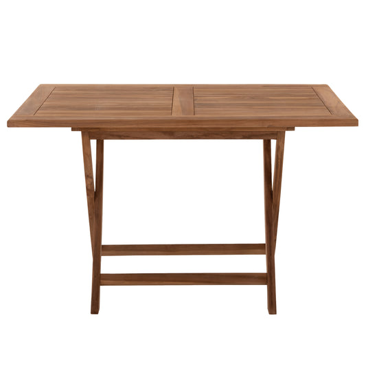 KENDALL FOLDING DINING TABLE TEAK IN NATURAL COLOR 120x80x75