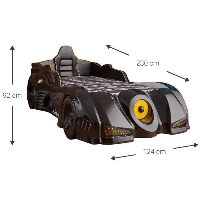 Παιδικό Κρεβάτι Dark Mobil Night Rider 124x230x92