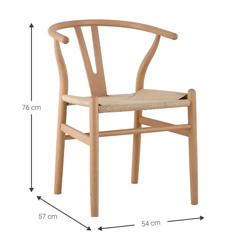 Chair Oscar Natural 54x57x76