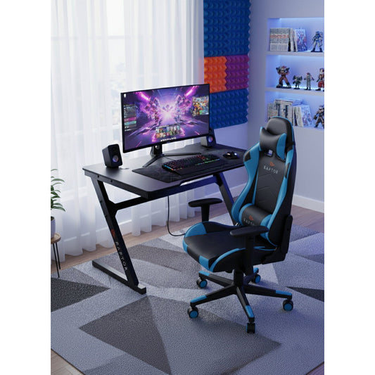 Γραφείο Gaming Raptor Nightbane Μαύρο 120x60x75
