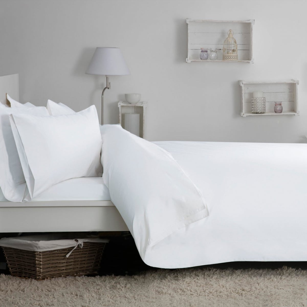 Σεντόνι Ξενοδοχείου 250x280εκ 80% Cotton 20% Polyester Percalle 144tc
