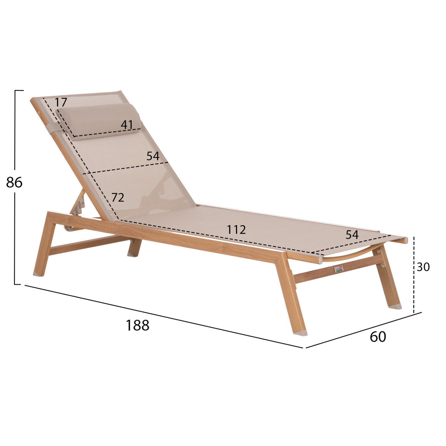 ΞΑΠΛΩΣΤΡΑ ΑΛΟΥΜΙΝΙΟΥ ΜΕ ΜΑΞΙΛΑΡΙ RABIA HEAT TRANSFER & ΜΠΕΖ 188x60x30