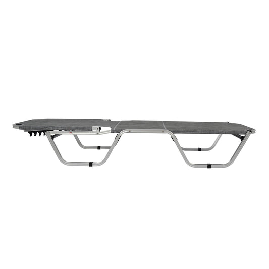 SUN LOUNGER PROFESSIONAL WALDO ALUMINUM GREY 60x195x30