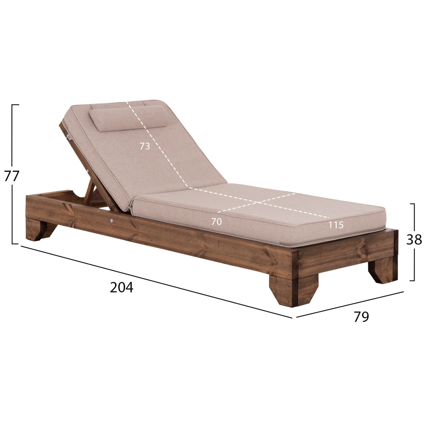 ΞΑΠΛΩΣΤΡΑ ΚΟΡΙΝΟΣ ΞΥΛΟ ΠΕΥΚΟΥ ΚΑΡΥΔΙ ΜΑΞΙΛΑΡΙ OLEFIN ΜΠΕΖ 79x204x77
