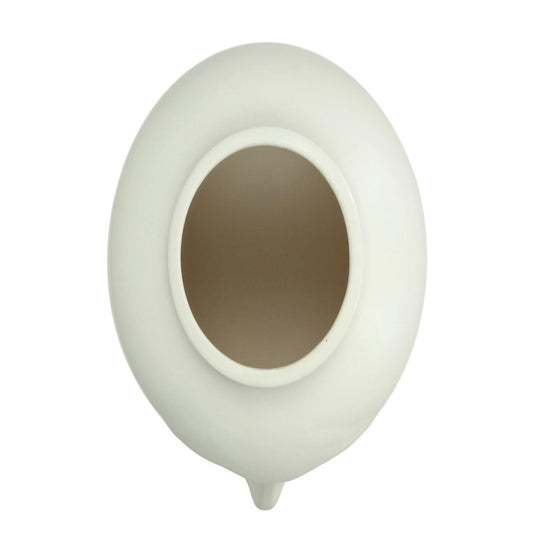 Βάζο Λευκό Κεραμικό 17.6x16x18.6