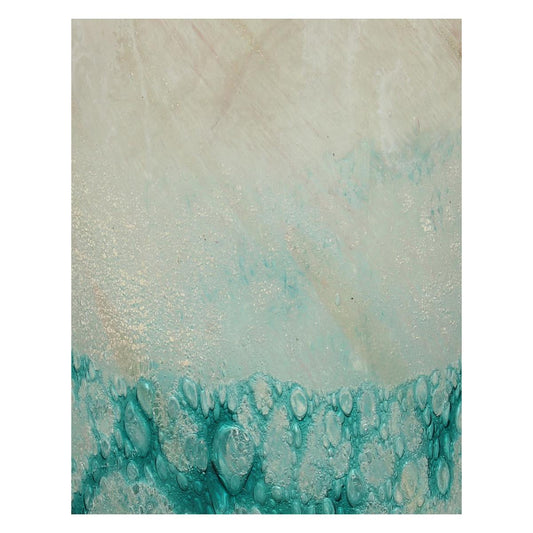 Βάζο Τιρκουάζ Γυαλί 13x13x42