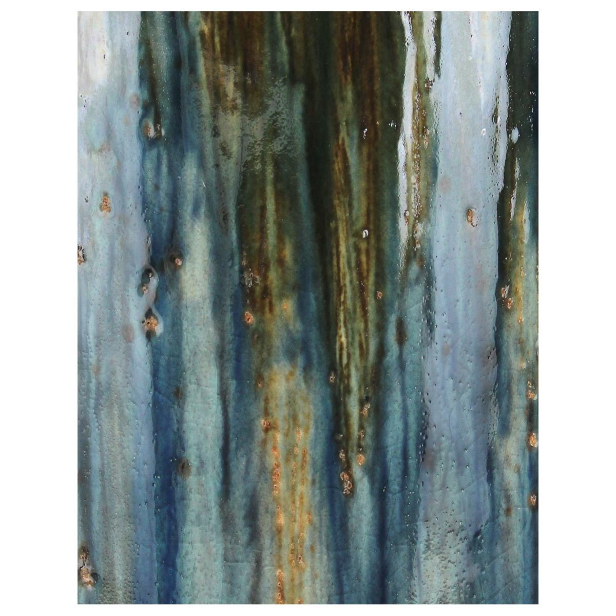 Βάζο Μπλε Κεραμικό 14.5x14.5x39