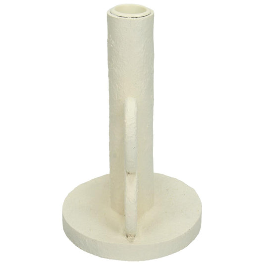 Κηροπήγιο Λευκό Polyresin 11x11x12.4