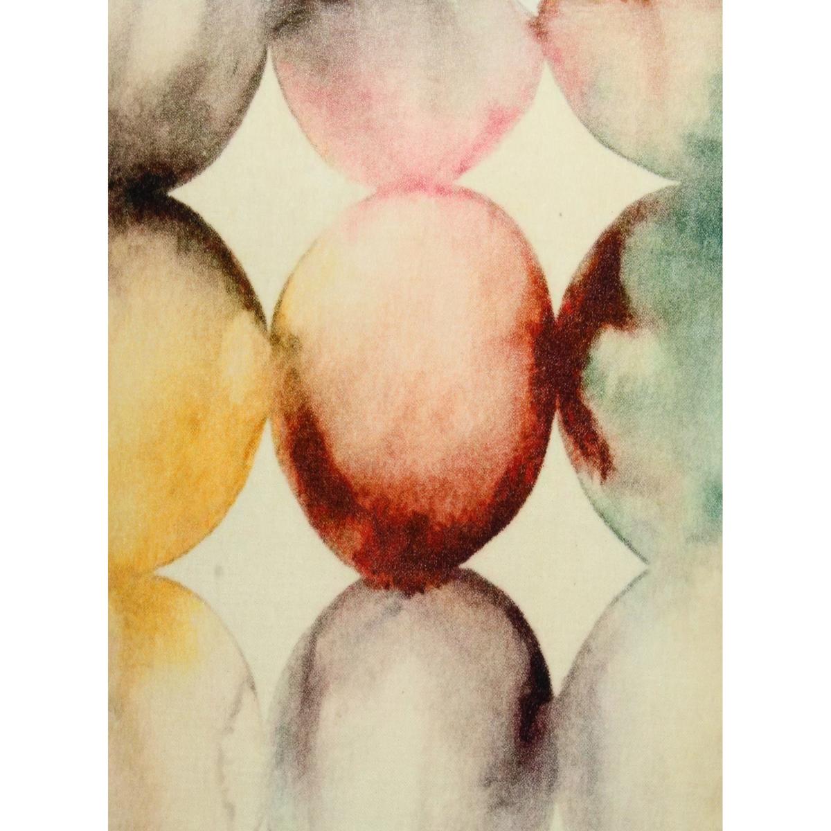 Μαξιλάρι Κύκλοι Πολύχρωμο Βελούδο 45x45εκ