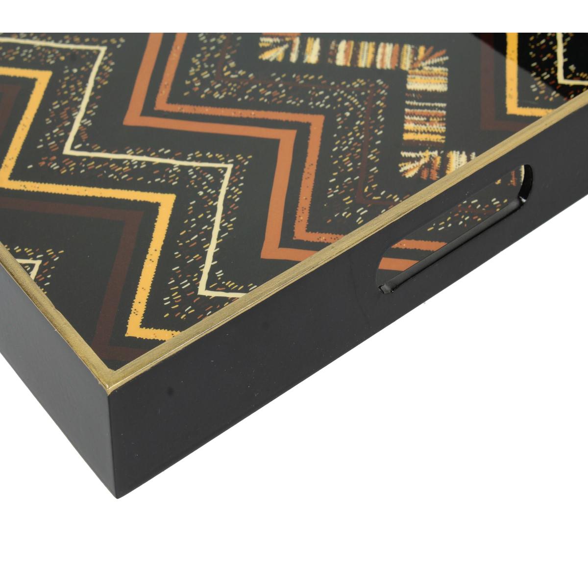 Δίσκος Σερβιρίσματος Φυσικό MDF 50x35x4 Σετ 2 Τμχ