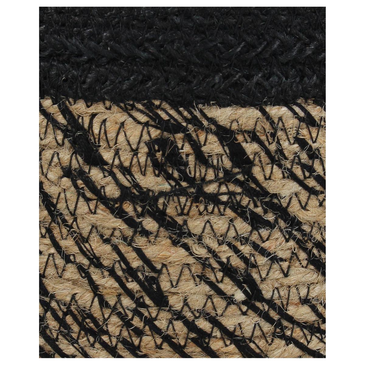 Κασπώ Μαύρο Γιούτα 25x25x15 Σετ 3 Τμχ