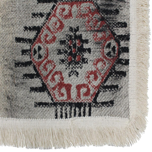 Χαλί Ροζ Βαμβακερό 120x180εκ