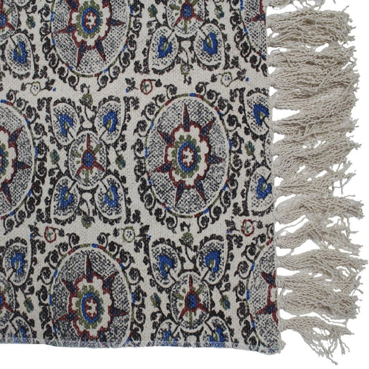 Χαλί Μπλε Βαμβακερό 120x180εκ