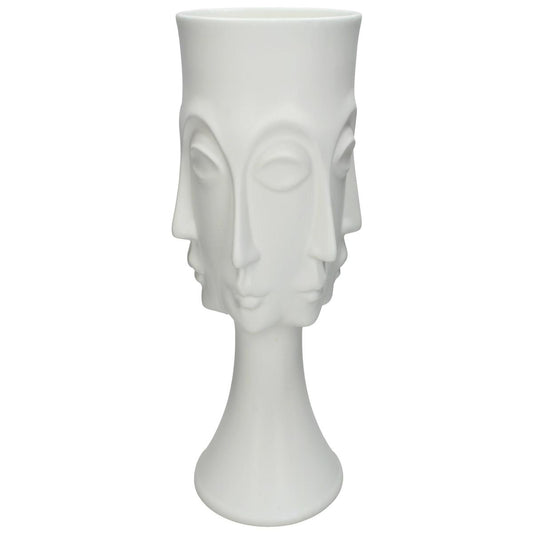 Βάζο Λευκό Κεραμικό 17.4x16x33