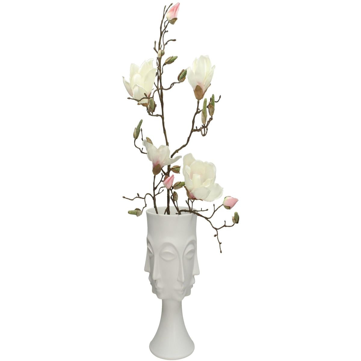 Βάζο Λευκό Κεραμικό 17.4x16x33