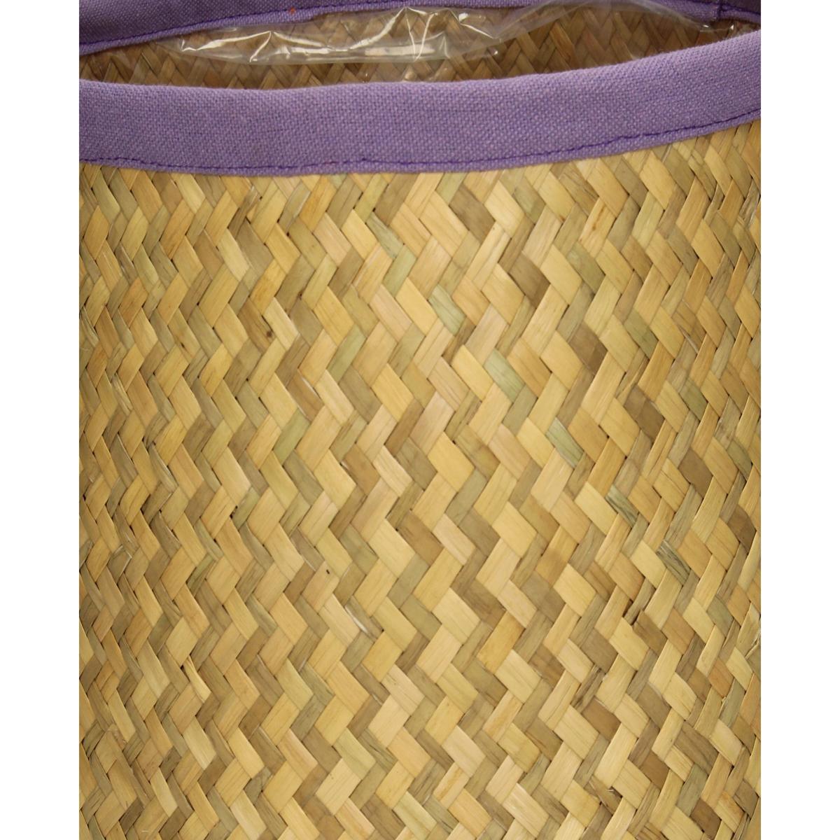 Κασπώ Λιλά Seagrass 27x27x17 Σετ 3 Τμχ