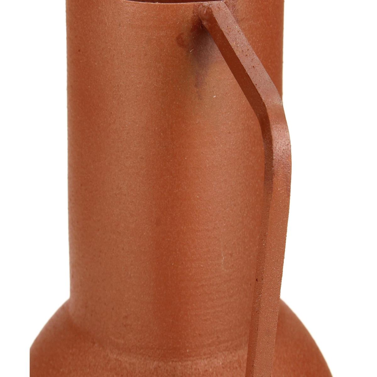 Βάζο Φυσικό Μέταλλο 13x10.5x23