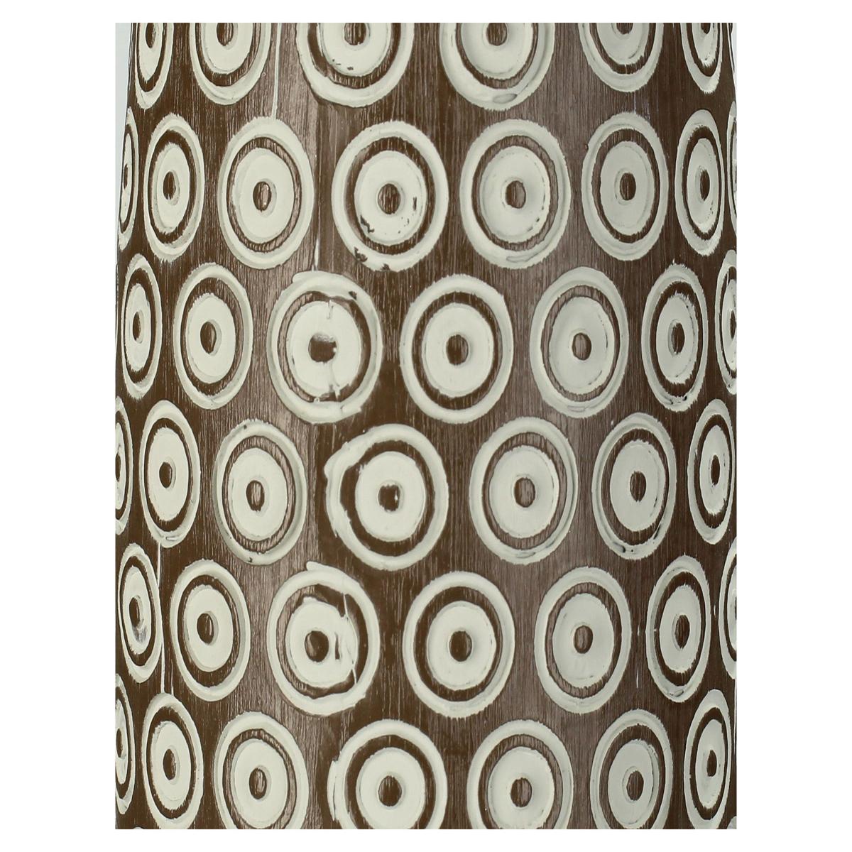 Διακοσμητικό Tribal Καφέ Polyresin 10x10x55