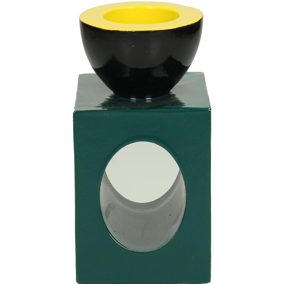 Κηροπήγιο Πετρόλ Polyresin 9.2x9.2x14.5