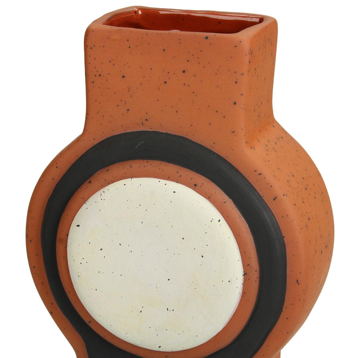 Βάζο Πολύχρωμο Τερακότα 10.5x6.9x21.3
