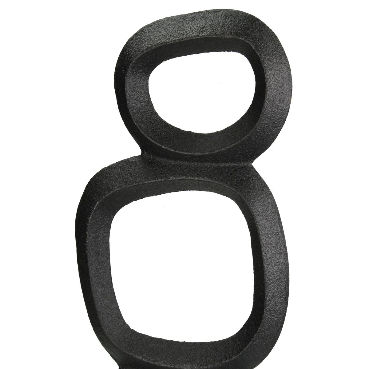 Διακοσμητικό Οργανικό Μαύρο Αλουμίνιο 14.5x7x48