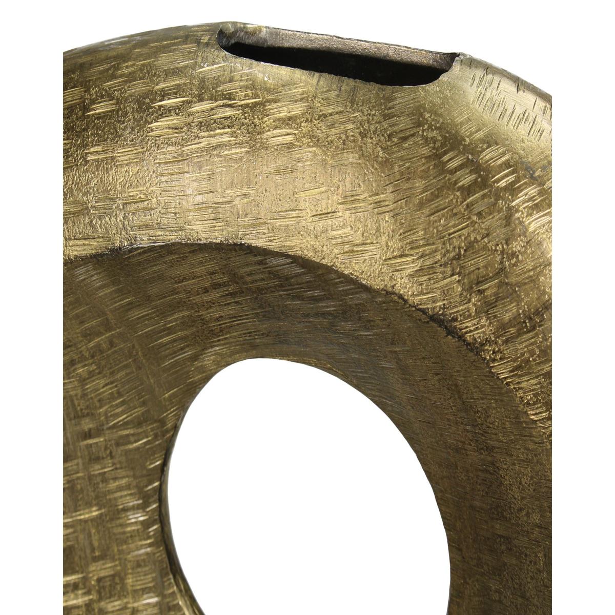 Βάζο Χρυσό Αλουμίνιο 35x8x23