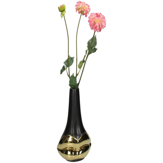 Βάζο Μαύρο Κεραμικό 16x10x25