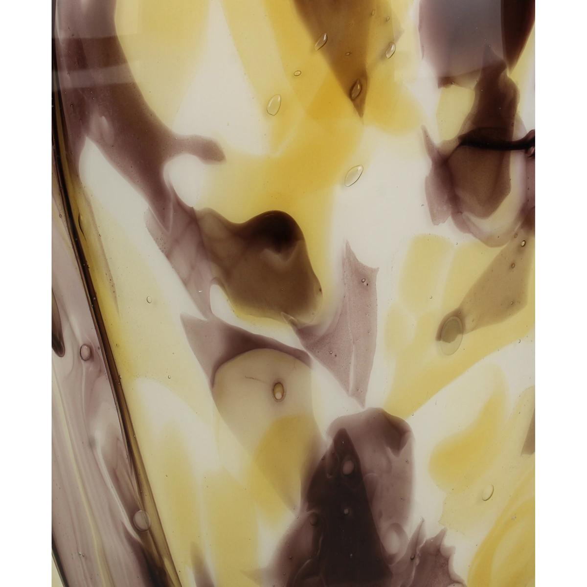 Βάζο Πολύχρωμο Γυαλί 18x18x16