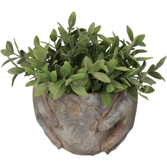 Κασπώ Χέρια Καφέ Τσιμέντο 20.5x15.5x14.5