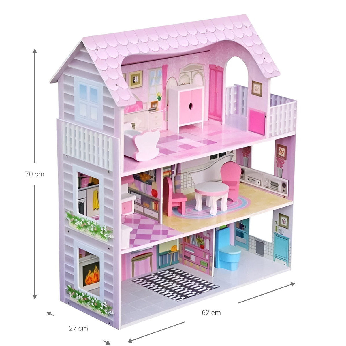 Κουκλόσπιτο Joyland Tiffany 62x27x70