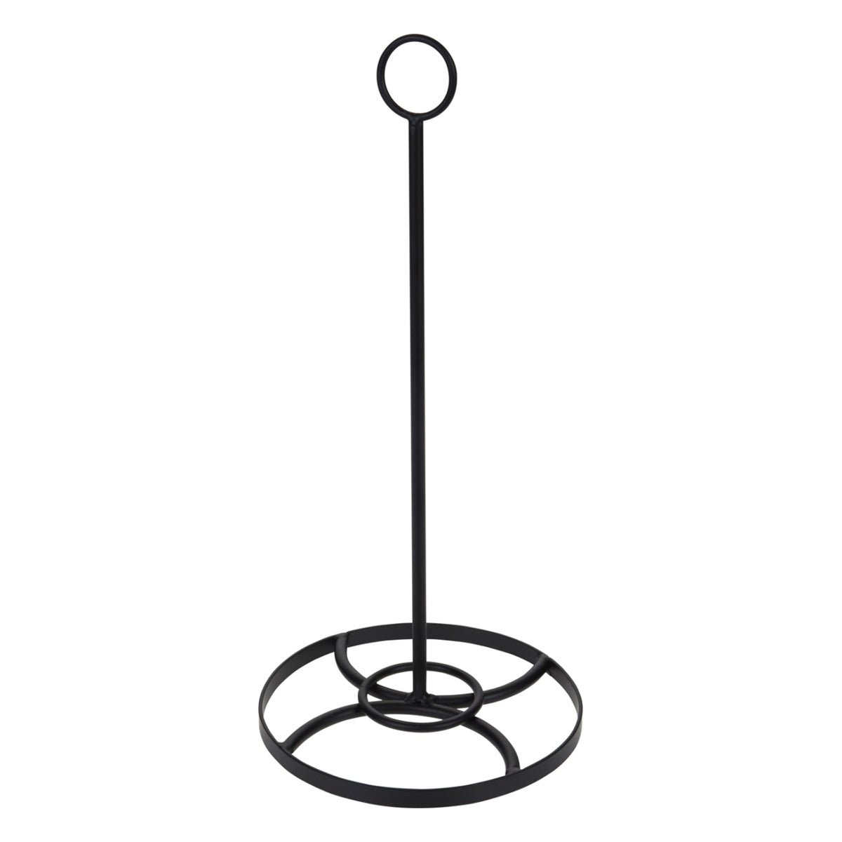 Χαρτοθήκη Μεταλλική Μαύρη 16x16x35